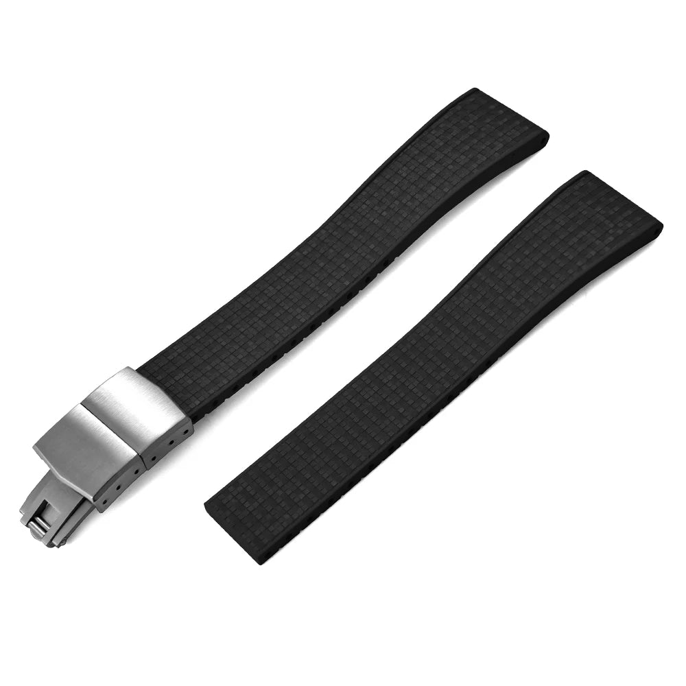 Mosaic CTS FKM Rubber Watch Strap Straight End – Cut-to-Fit-VivaStraps-Viva Timepiece