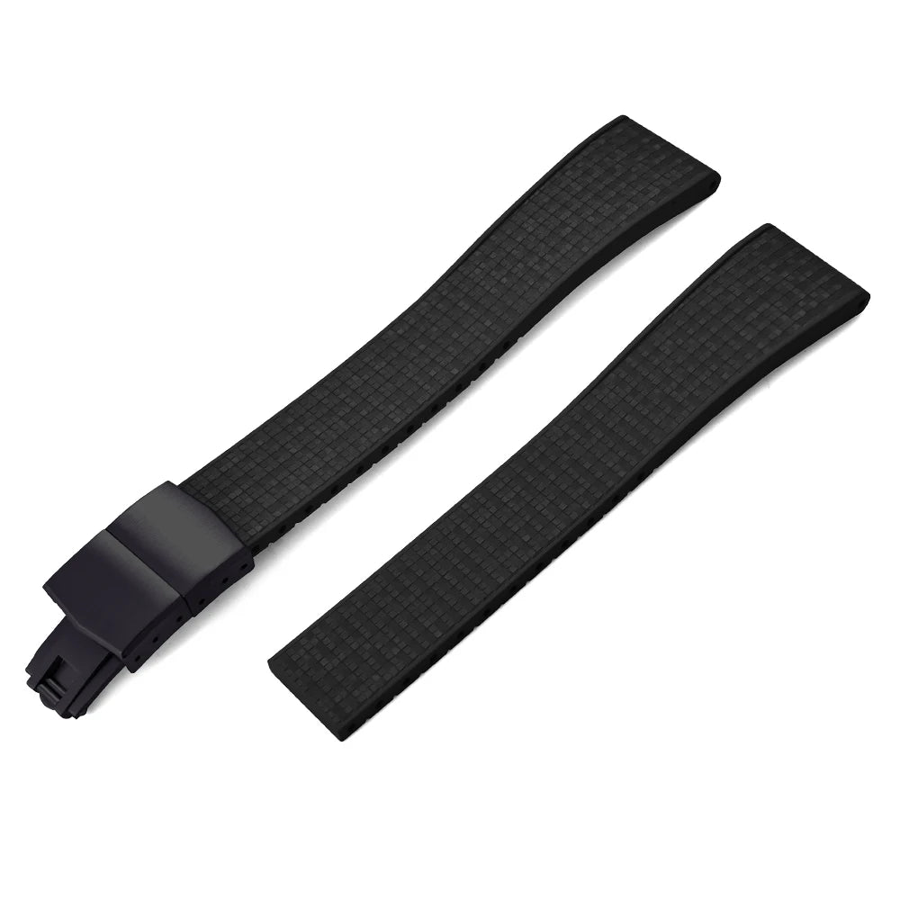 Mosaic CTS FKM Rubber Watch Strap Straight End – Cut-to-Fit-VivaStraps-Viva Timepiece
