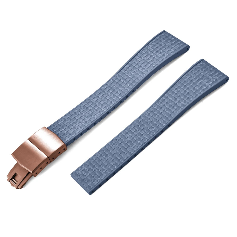 Mosaic CTS FKM Rubber Watch Strap Straight End – Cut-to-Fit-VivaStraps-Viva Timepiece