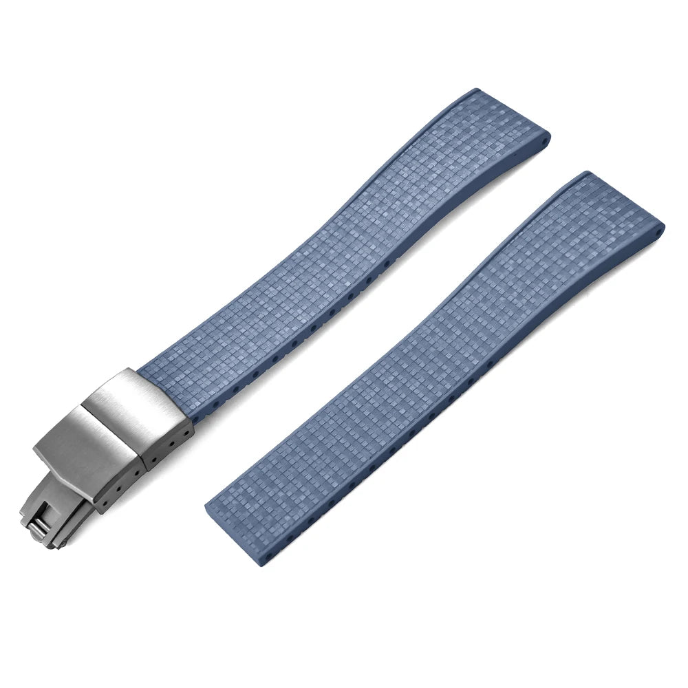 Mosaic CTS FKM Rubber Watch Strap Straight End – Cut-to-Fit-VivaStraps-Viva Timepiece