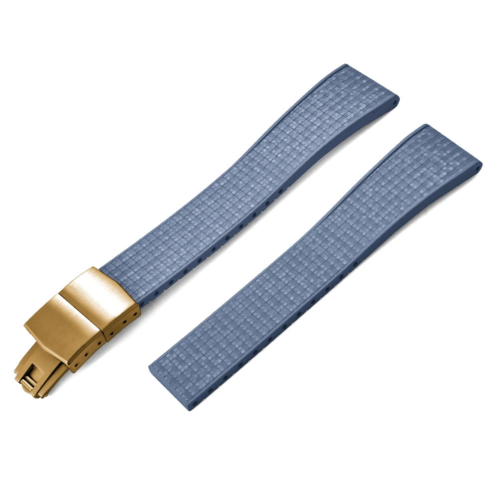 Mosaic CTS FKM Rubber Watch Strap Straight End – Cut-to-Fit-VivaStraps-Viva Timepiece