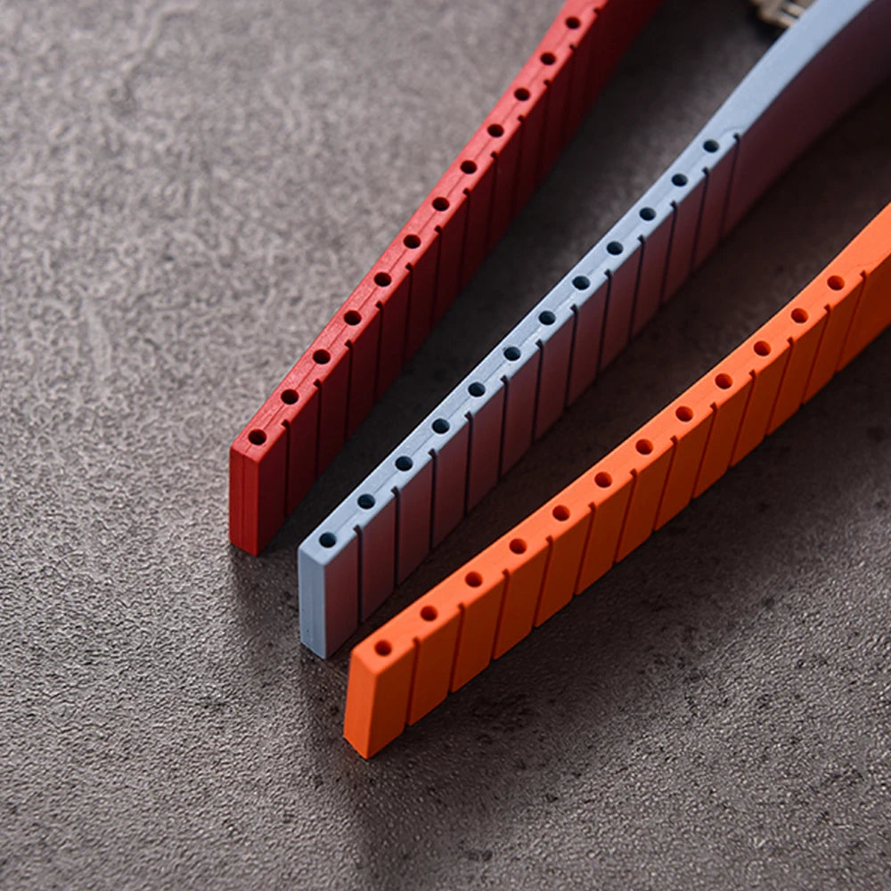 Mosaic CTS FKM Rubber Watch Strap Straight End – Cut-to-Fit-VivaStraps-Viva Timepiece