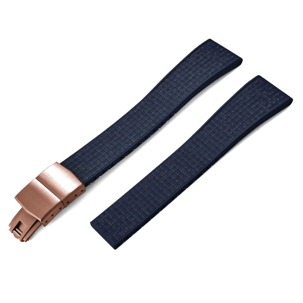 Mosaic CTS FKM Rubber Watch Strap Straight End – Cut-to-Fit-VivaStraps-Viva Timepiece