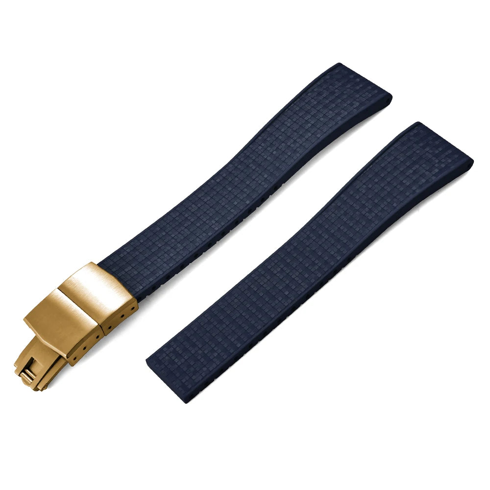 Mosaic CTS FKM Rubber Watch Strap Straight End – Cut-to-Fit-VivaStraps-Viva Timepiece