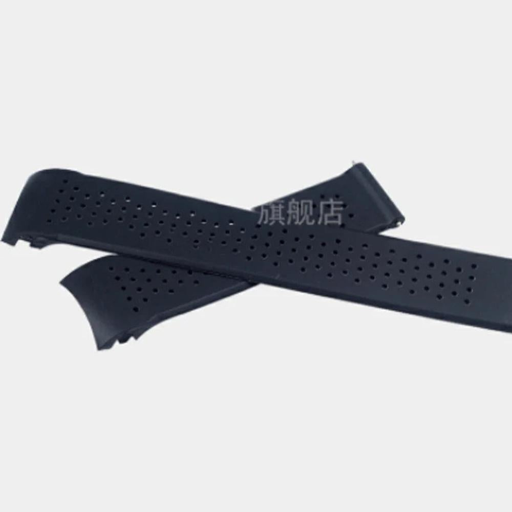 Natural Rubber Watch Strap – Compatible with TAG Heuer Grand Carrera (22mm / 24mm)-VivaStraps-Viva Timepiece
