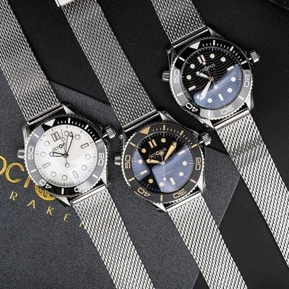 Octopus Kraken 42mm Automatic 300M Diver Watch – PT5000 Movement, Sapphire Crystal-Octopus Kraken-Viva Timepiece