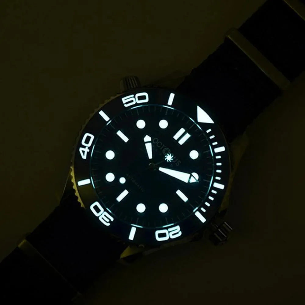 Octopus Kraken 42mm Automatic 300M Diver Watch – PT5000 Movement, Sapphire Crystal-Octopus Kraken-Viva Timepiece