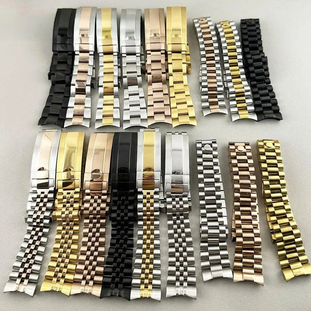 904L Stainless Steel 20mm Watch Bracelet – Oyster, Jubilee & President Styles