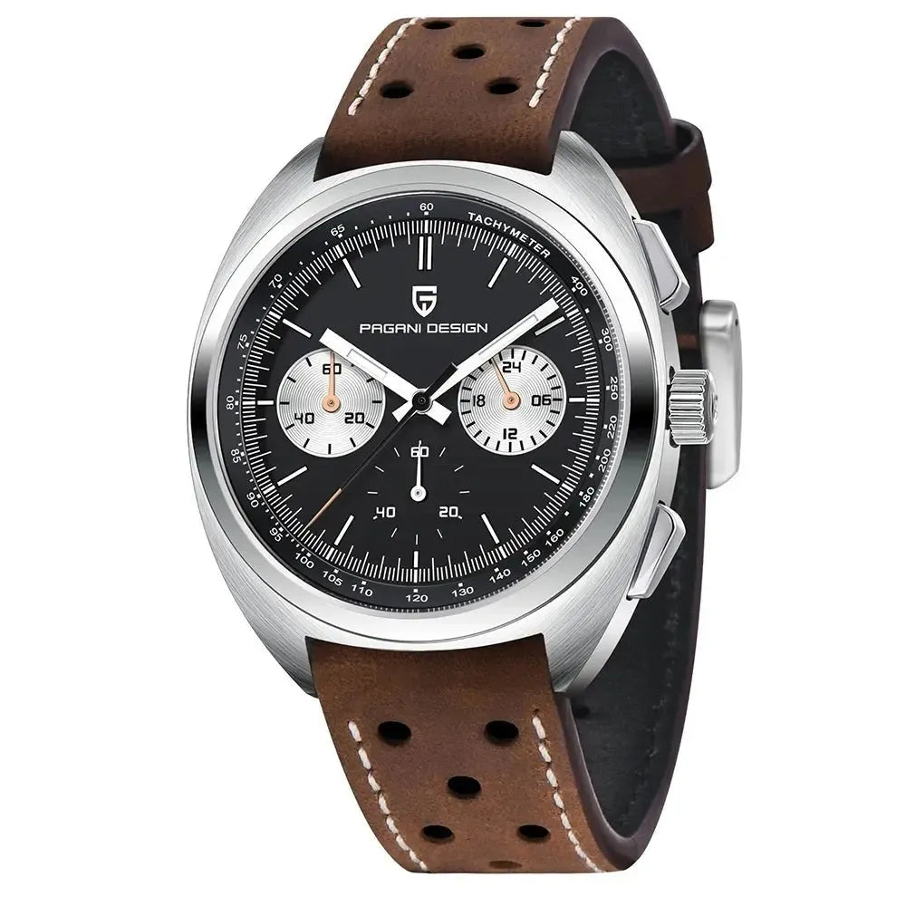 Pagani Design 39mm Quartz Retro Chronograph Sport Watch – VK63 Movement-Pagani Design-Viva Timepiece