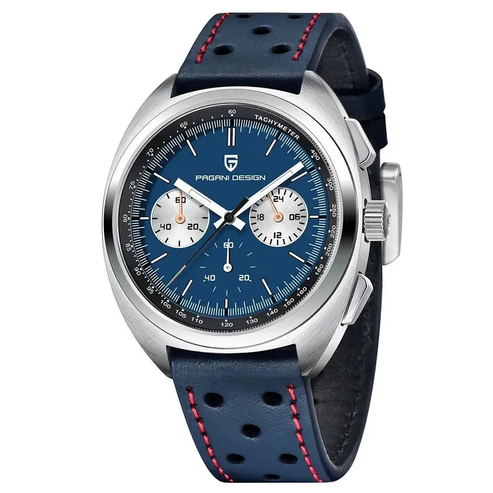 Pagani Design 39mm Quartz Retro Chronograph Sport Watch – VK63 Movement-Pagani Design-Viva Timepiece