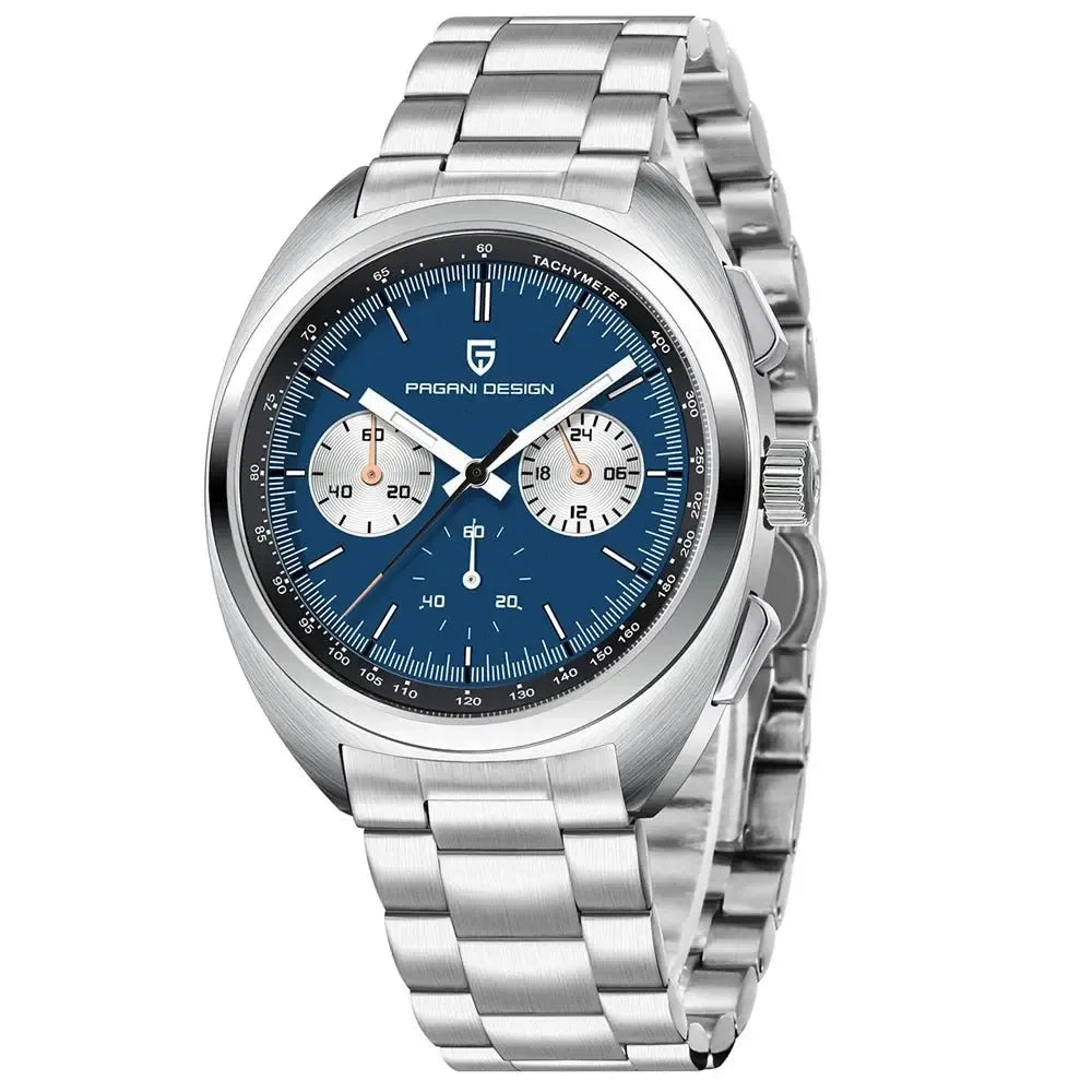 Pagani Design 39mm Quartz Retro Chronograph Sport Watch – VK63 Movement-Pagani Design-Viva Timepiece