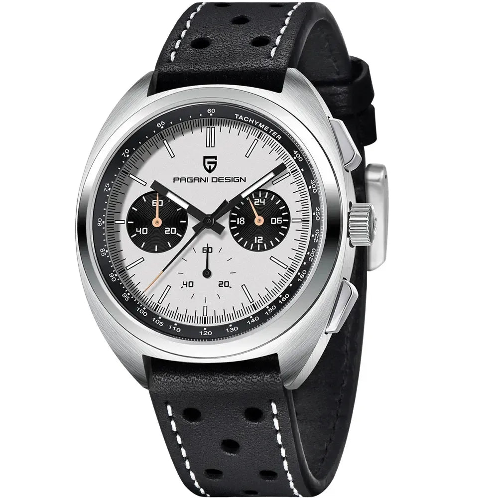 Pagani Design 39mm Quartz Retro Chronograph Sport Watch – VK63 Movement-Pagani Design-Viva Timepiece