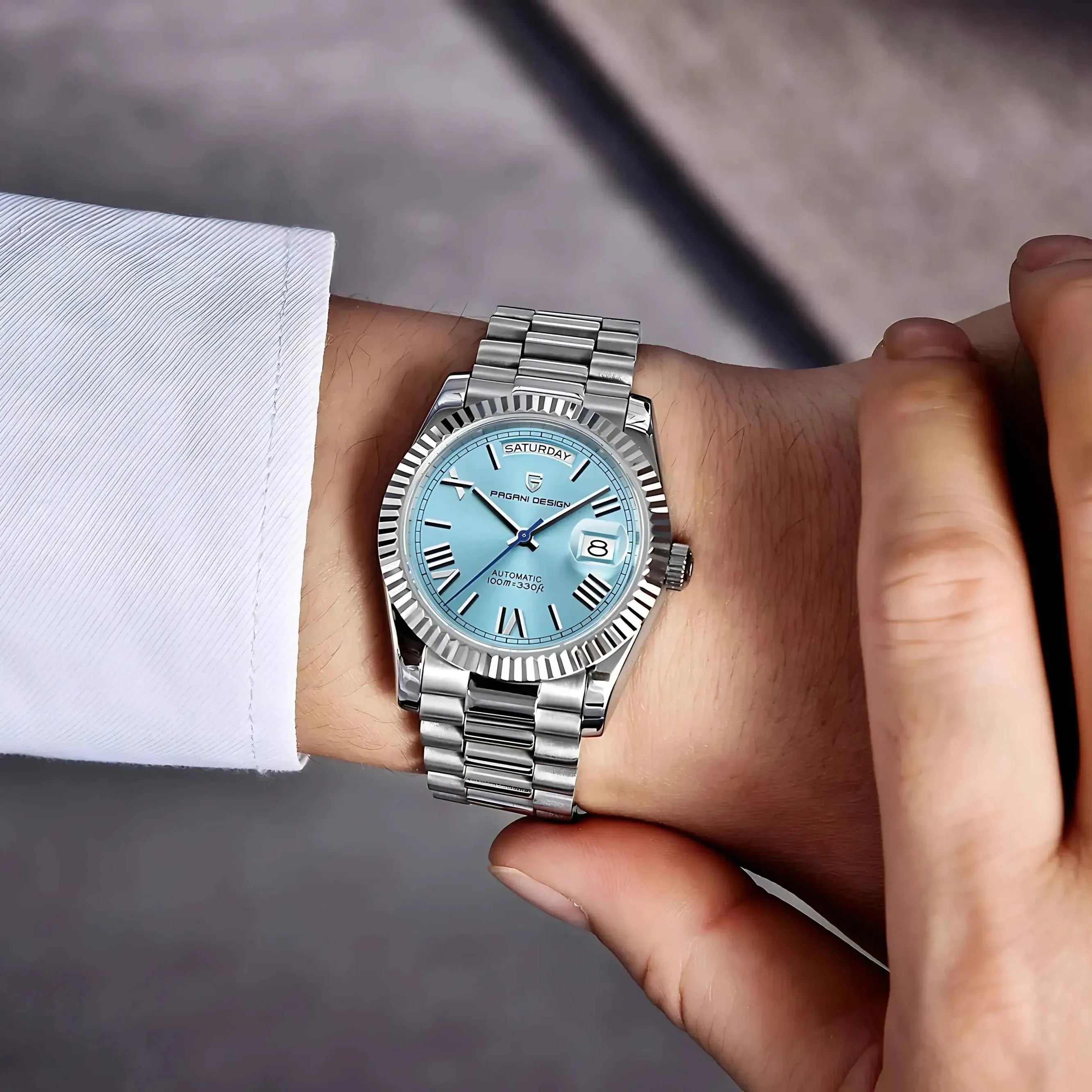 Pagani Design 40mm Automatic Calendar Watch – NH36A, Sapphire-Pagani Design-Viva Timepiece