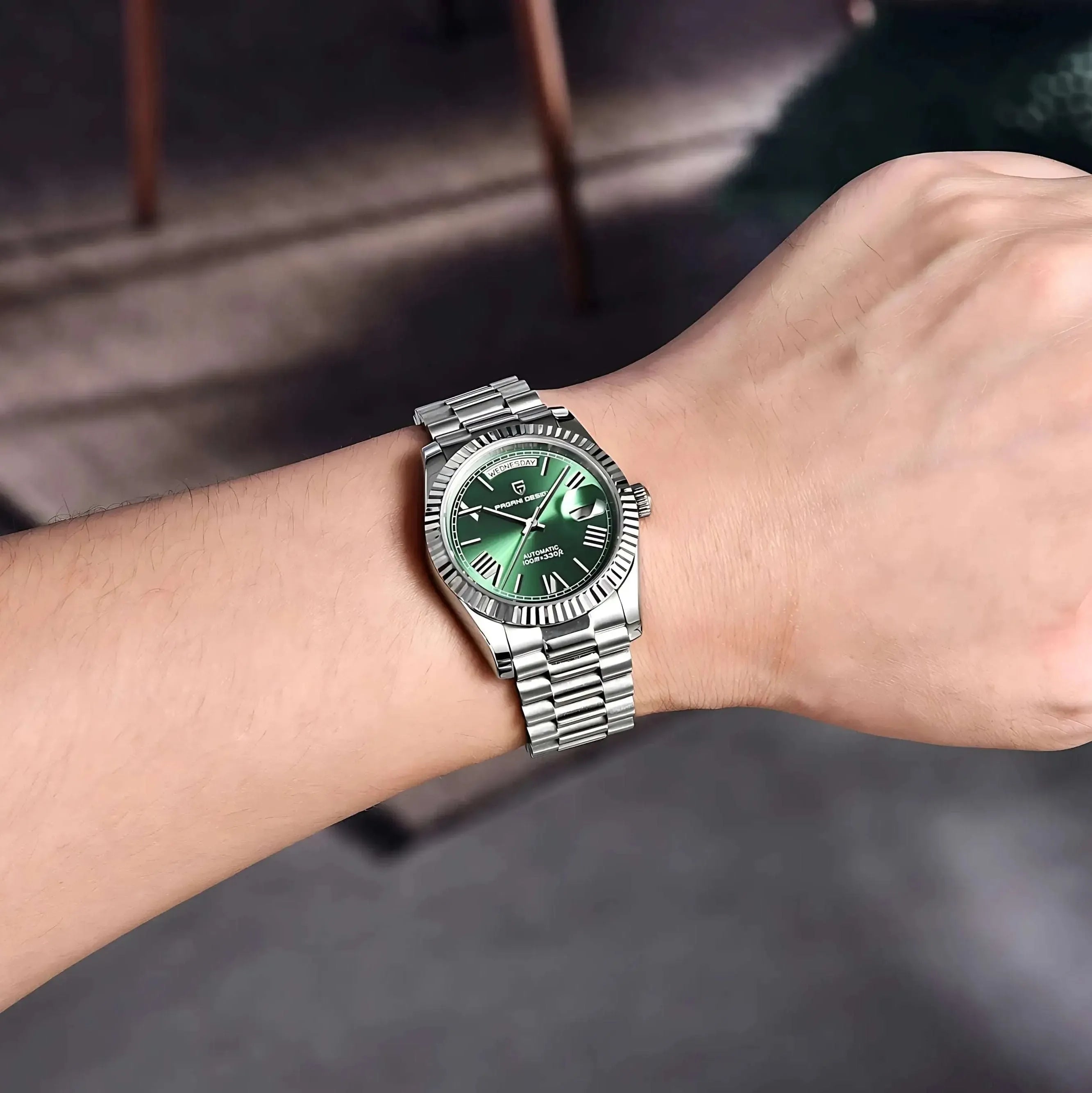 Pagani Design 40mm Automatic Calendar Watch – NH36A, Sapphire-Pagani Design-Viva Timepiece