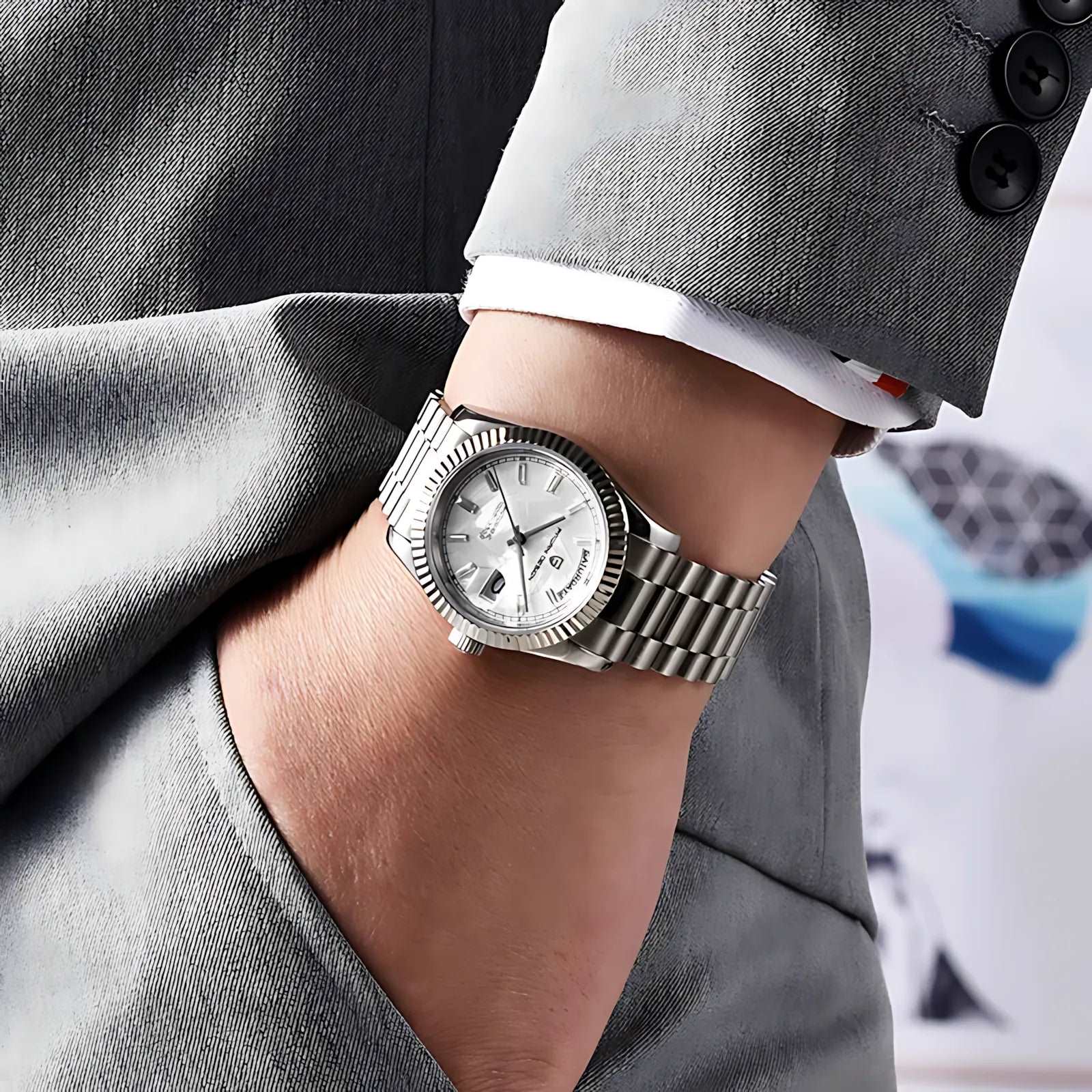 Pagani Design 40mm Automatic Calendar Watch – NH36A, Sapphire-Pagani Design-Viva Timepiece