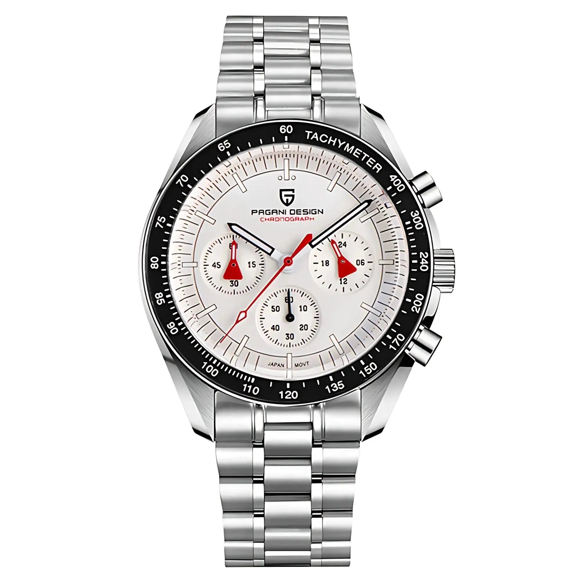 Pagani Design 40mm Quartz Chronograph Sport Watch – Sapphire Crystal-Pagani Design-Viva Timepiece