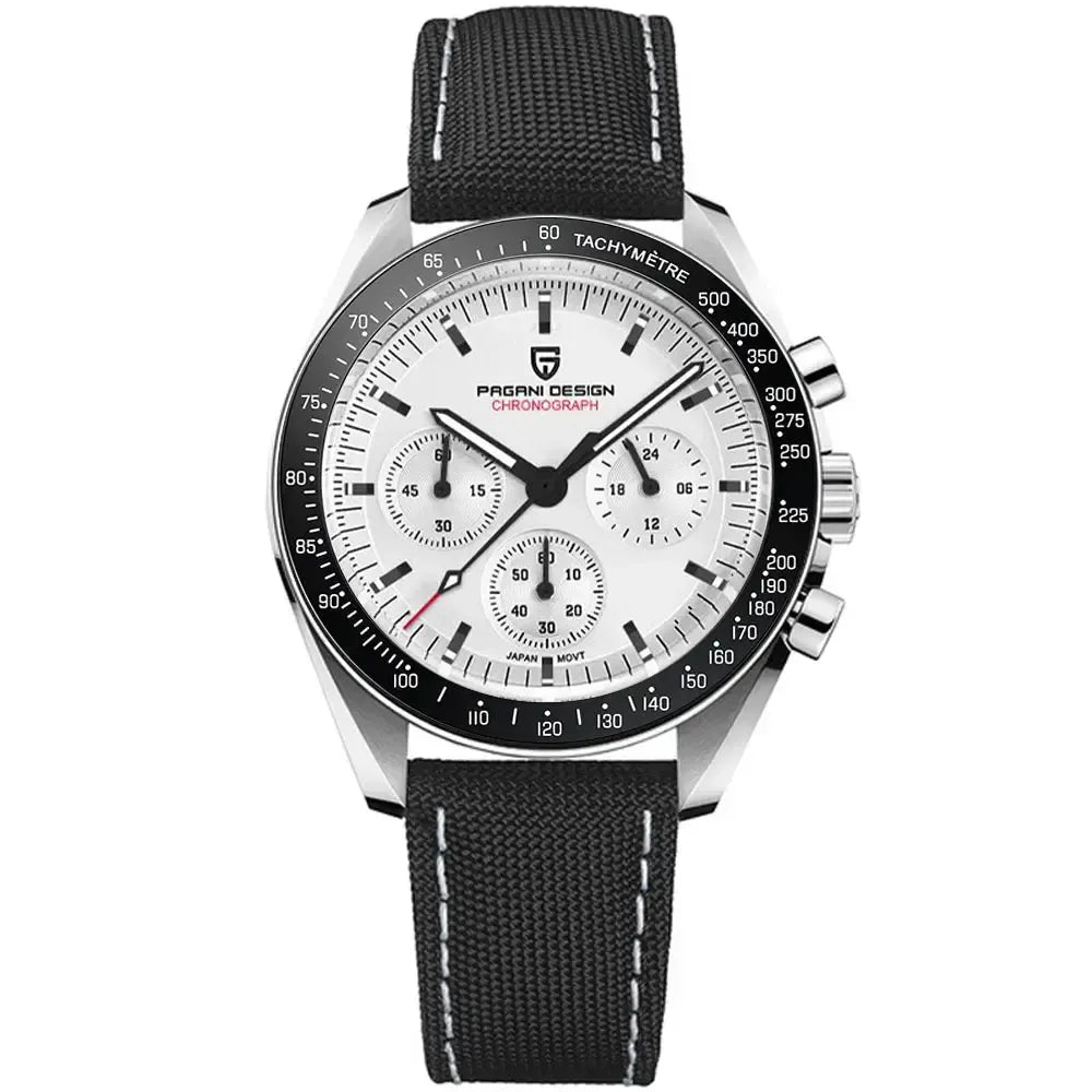 Pagani Design 40mm Quartz Chronograph Sport Watch – Sapphire Crystal-Pagani Design-Viva Timepiece