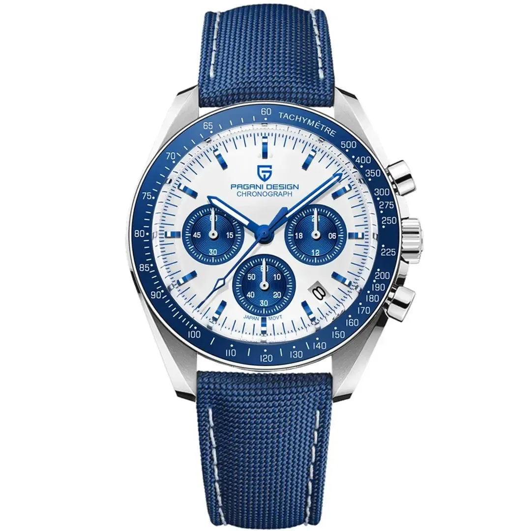 Pagani Design 40mm Quartz Chronograph Sport Watch – Sapphire Crystal-Pagani Design-Viva Timepiece