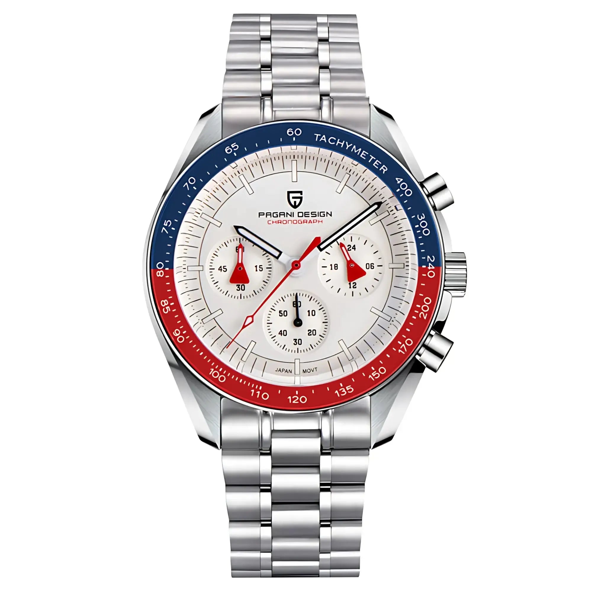 Pagani Design 40mm Quartz Chronograph Sport Watch – Sapphire Crystal-Pagani Design-Viva Timepiece
