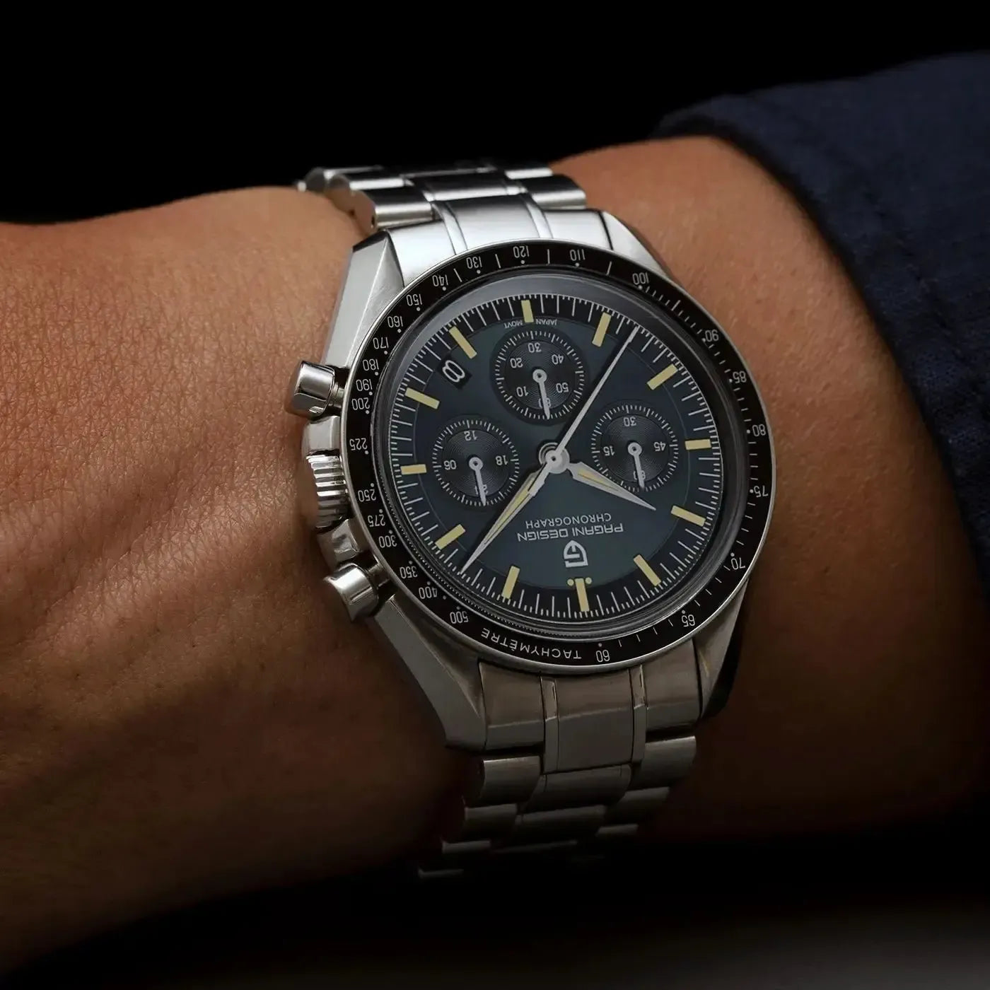 Pagani Design 40mm Quartz Chronograph Sport Watch – Sapphire Crystal-Pagani Design-Viva Timepiece