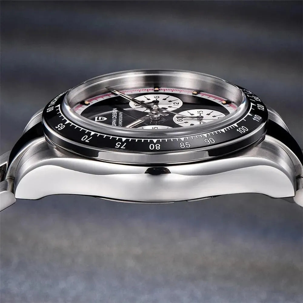 Pagani Design 40mm Vintage Racing Chronograph – Sapphire Crystal, VK36 Movement-Pagani Design-Viva Timepiece