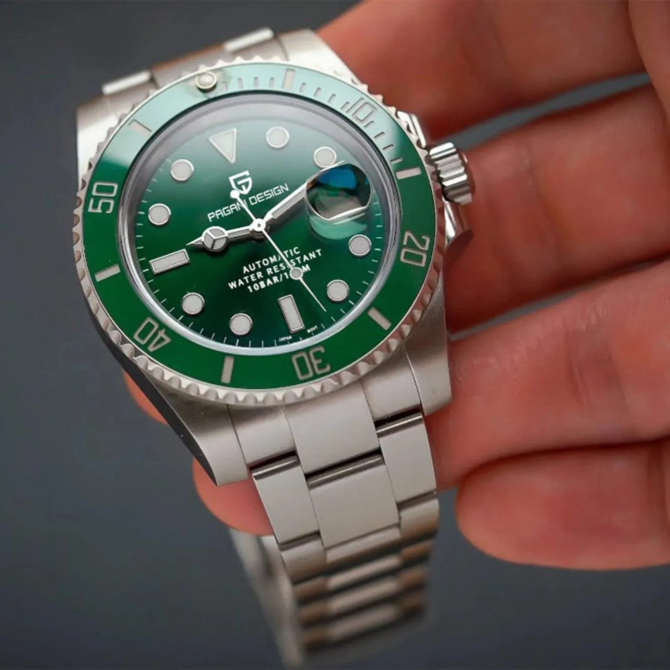 Pagani Design 43mm Automatic Diver – NH35A, Sapphire, Ceramic Bezel-Pagani Design-Viva Timepiece