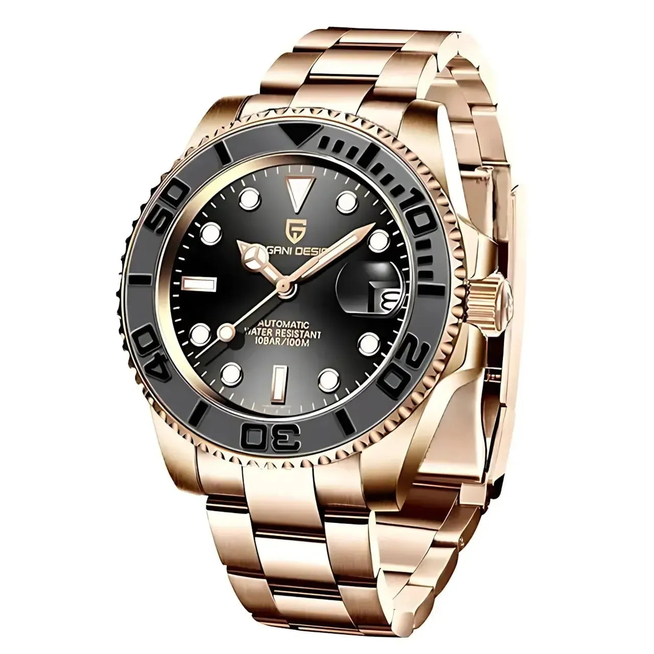 Pagani Design Automatic 40mm Sport Diver – NH35, Sapphire, Ceramic Bezel-Pagani Design-Viva Timepiece