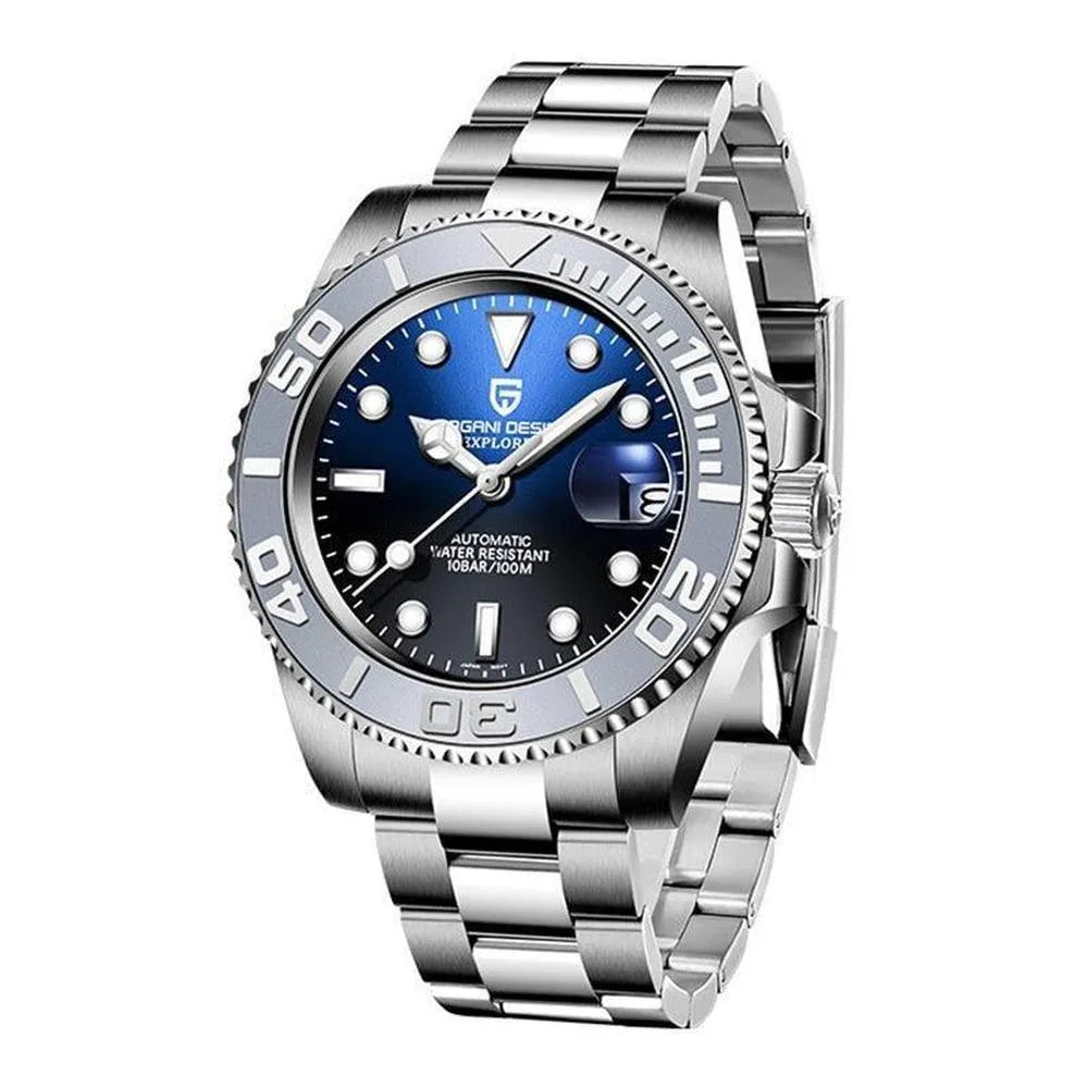 Pagani Design Automatic 40mm Sport Diver – NH35, Sapphire, Ceramic Bezel-Pagani Design-Viva Timepiece