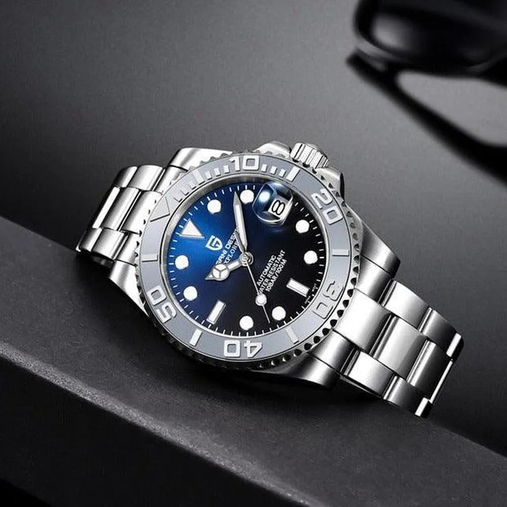 Pagani Design Automatic 40mm Sport Diver – NH35, Sapphire, Ceramic Bezel-Pagani Design-Viva Timepiece