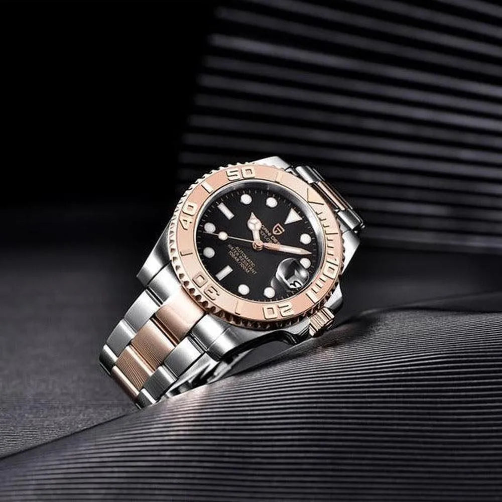 Pagani Design Automatic 40mm Sport Diver – NH35, Sapphire, Ceramic Bezel-Pagani Design-Viva Timepiece