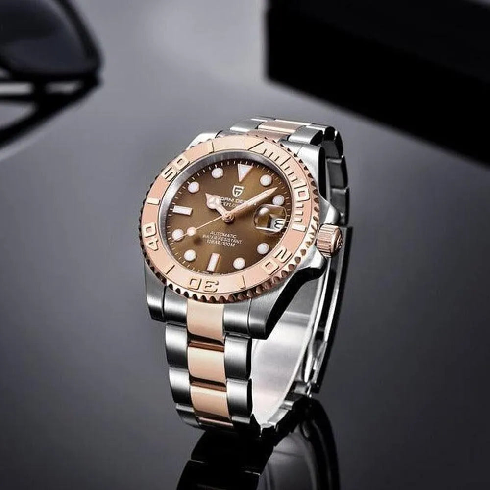 Pagani Design Automatic 40mm Sport Diver – NH35, Sapphire, Ceramic Bezel-Pagani Design-Viva Timepiece