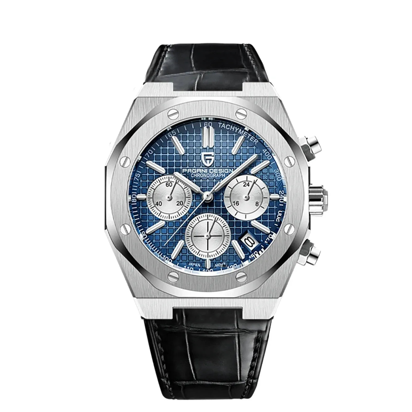 Pagani Design PD-1707 40mm Meca-Quartz Integrated Chronograph – Sapphire Crystal, 200M-Pagani Design-Viva Timepiece