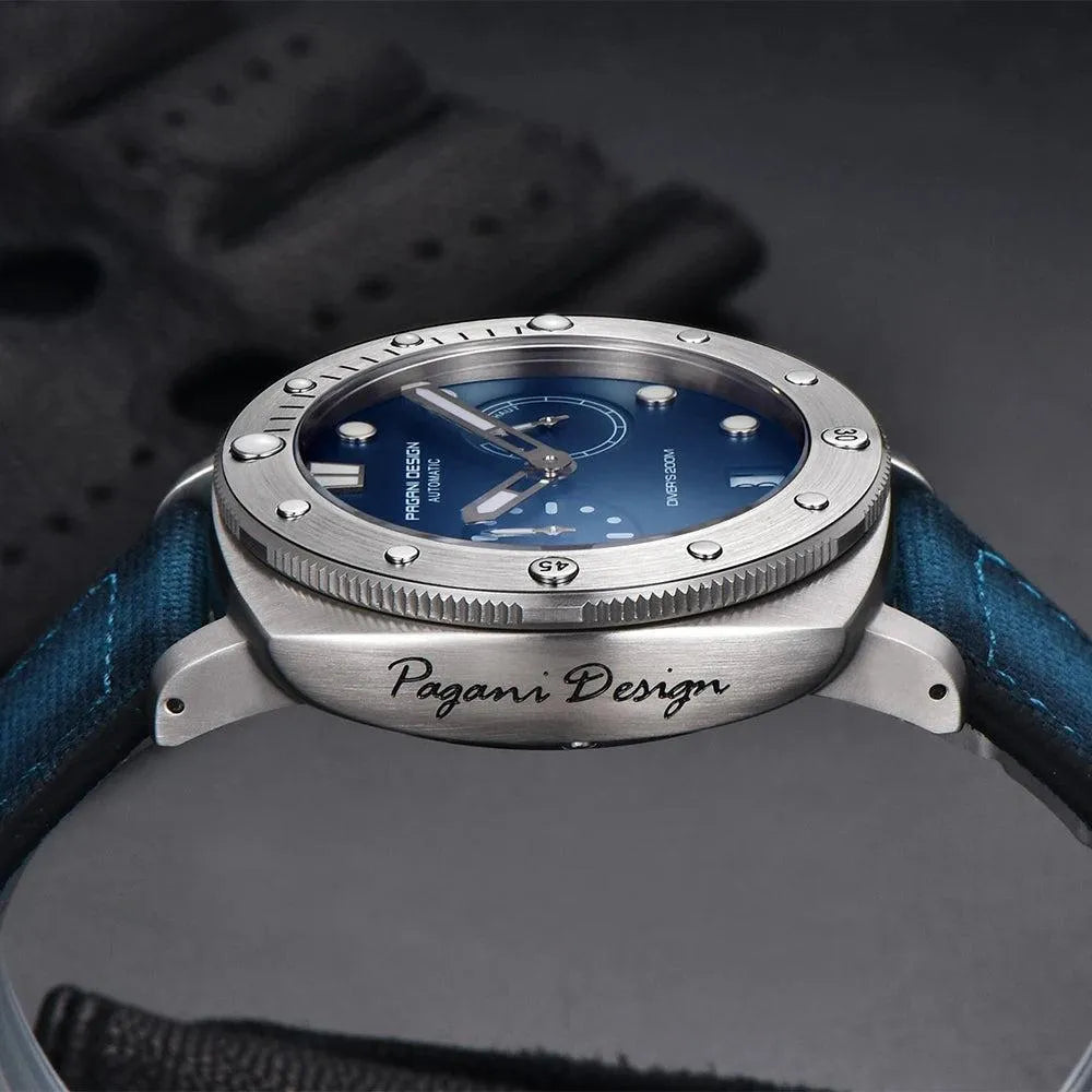 Pagani Design PD-1767 Automatic 41mm Diver Watch – Sapphire Crystal, 200M-Pagani Design-Viva Timepiece