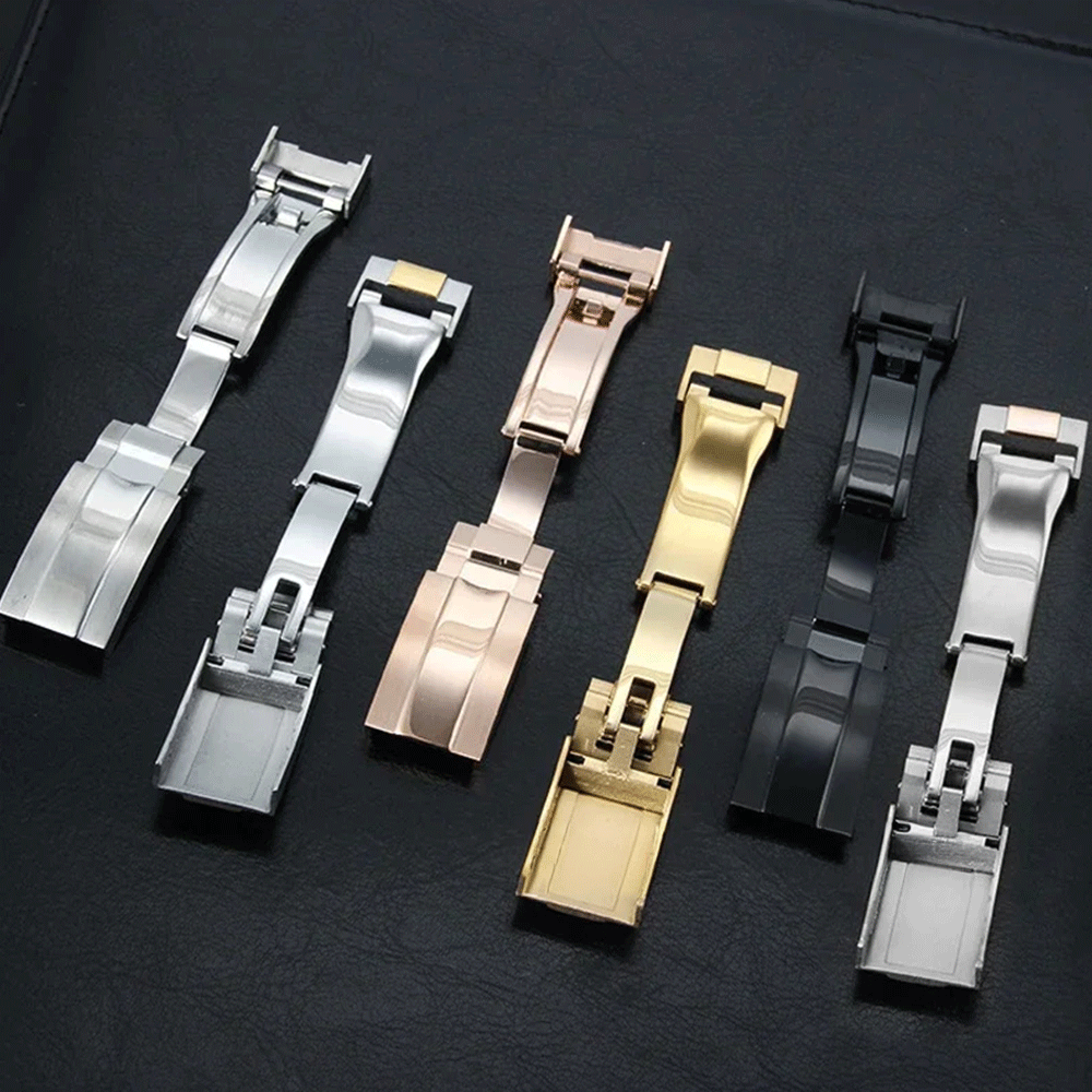 Stainless Steel 9x9 / 9×16mm Glidelock-Style Adjustable Watch Clasp