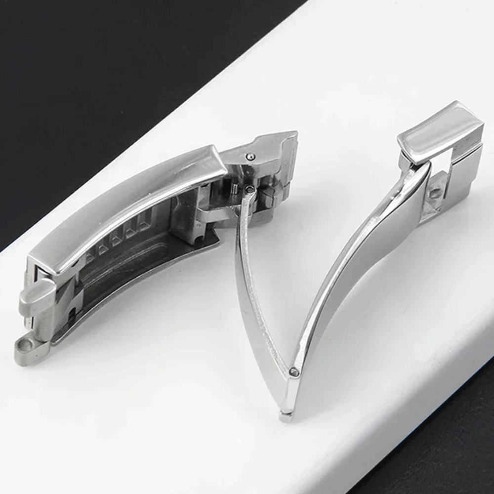 Stainless Steel 9x9 / 9×16mm Glidelock-Style Adjustable Watch Clasp