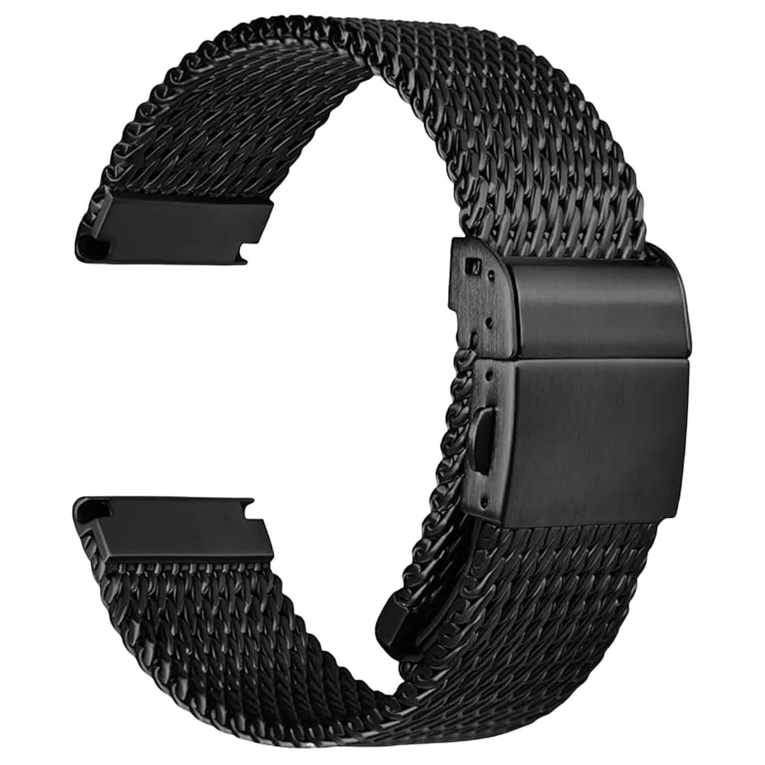 Premium 316L Stainless Steel Milanese Mesh Watch Strap – Fold-Over Clasp (19mm–24mm)-VivaStraps-Viva Timepiece