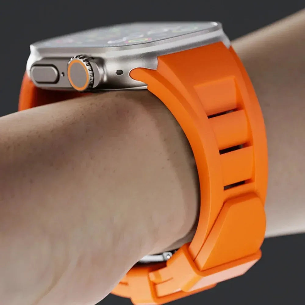 Premium Liquid Silicone Sport Strap for Apple Watch 42–49mm-Tivra-Viva Timepiece