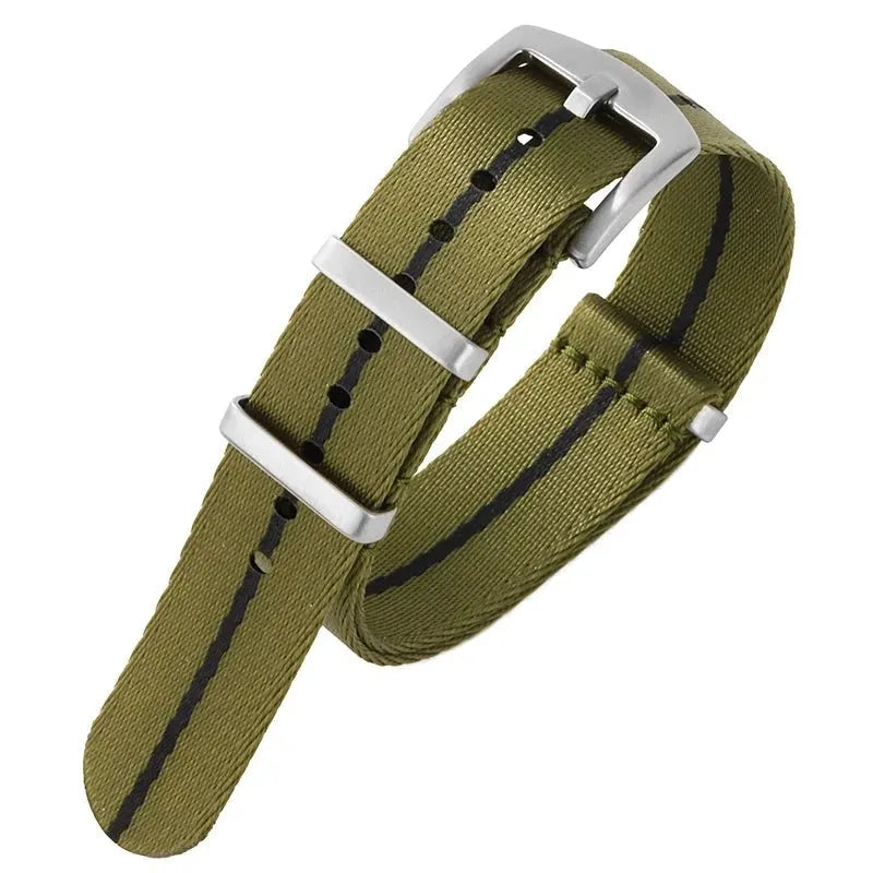 Premium Soft Nylon Universal Watch Strap – 20mm / 22mm, Stainless Steel Buckle-VivaStraps-Viva Timepiece