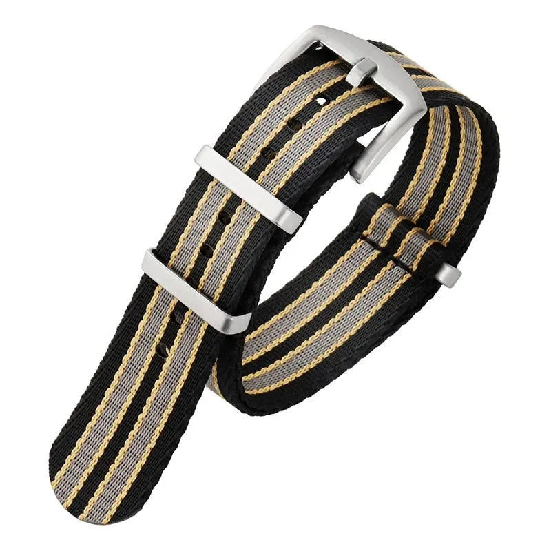 Premium Soft Nylon Universal Watch Strap – 20mm / 22mm, Stainless Steel Buckle-VivaStraps-Viva Timepiece