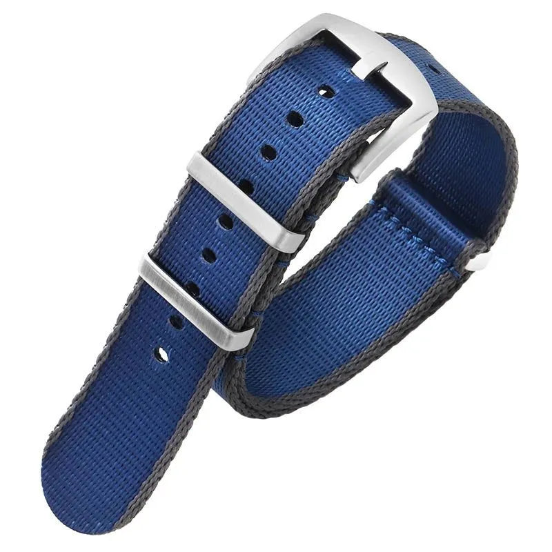 Premium Soft Nylon Universal Watch Strap – 20mm / 22mm, Stainless Steel Buckle-VivaStraps-Viva Timepiece