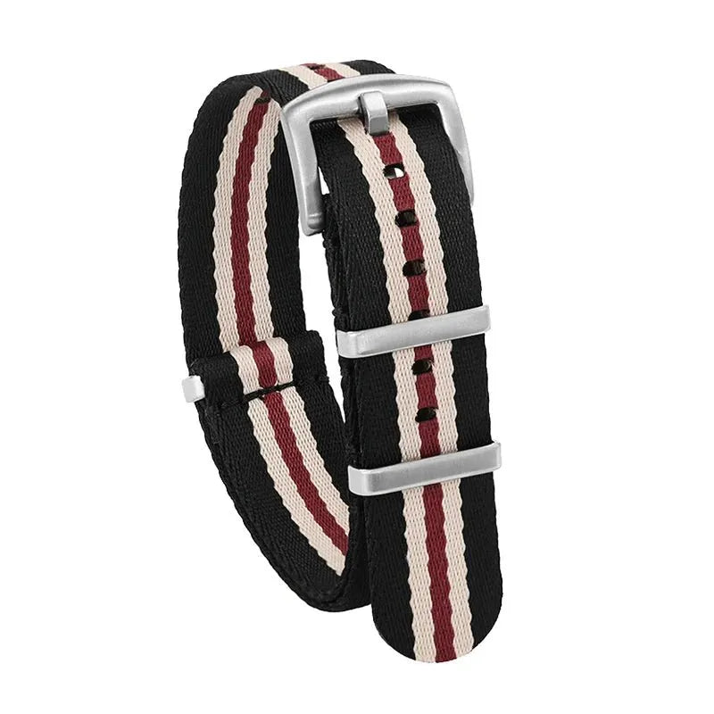 Premium Soft Nylon Universal Watch Strap – 20mm / 22mm, Stainless Steel Buckle-VivaStraps-Viva Timepiece