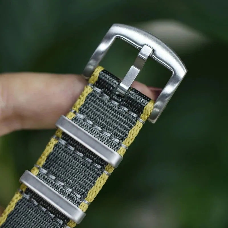 Premium Soft Nylon Universal Watch Strap – 20mm / 22mm, Stainless Steel Buckle-VivaStraps-Viva Timepiece