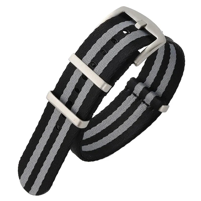 Premium Soft Nylon Universal Watch Strap – 20mm / 22mm, Stainless Steel Buckle-VivaStraps-Viva Timepiece