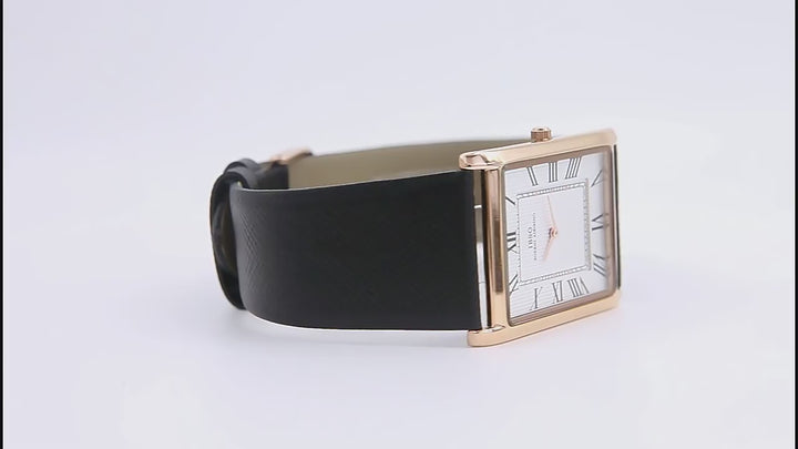 IBSO Ultra-Thin Rectangle Dial Men's Quartz Luxury Watch