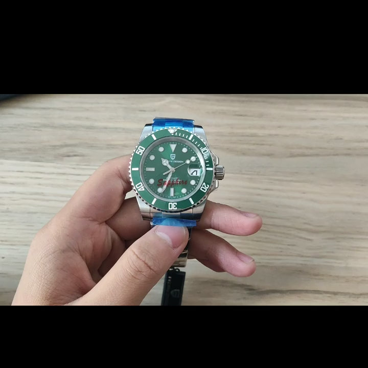 Pagani Design 40mm Automatic Diver Watch – Sapphire Crystal, Ceramic Bezel