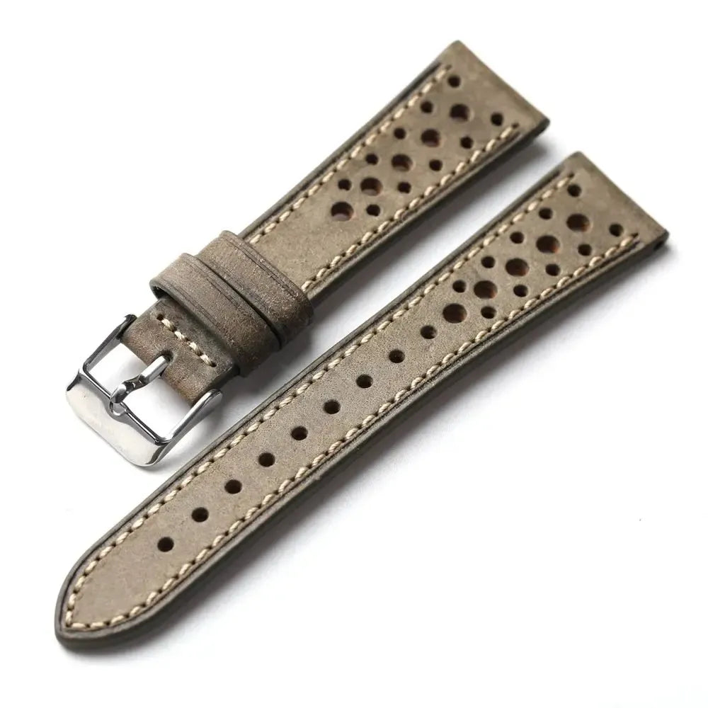 Pueblo Italian Leather Watch Strap – Ventilated Ultra-Thin 18mm to 22mm-VivaStraps-Viva Timepiece