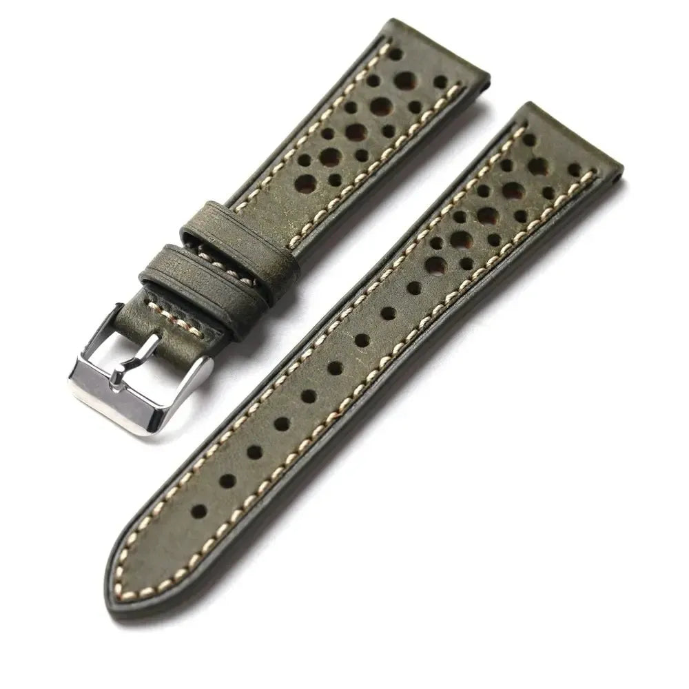 Pueblo Italian Leather Watch Strap – Ventilated Ultra-Thin 18mm to 22mm-VivaStraps-Viva Timepiece