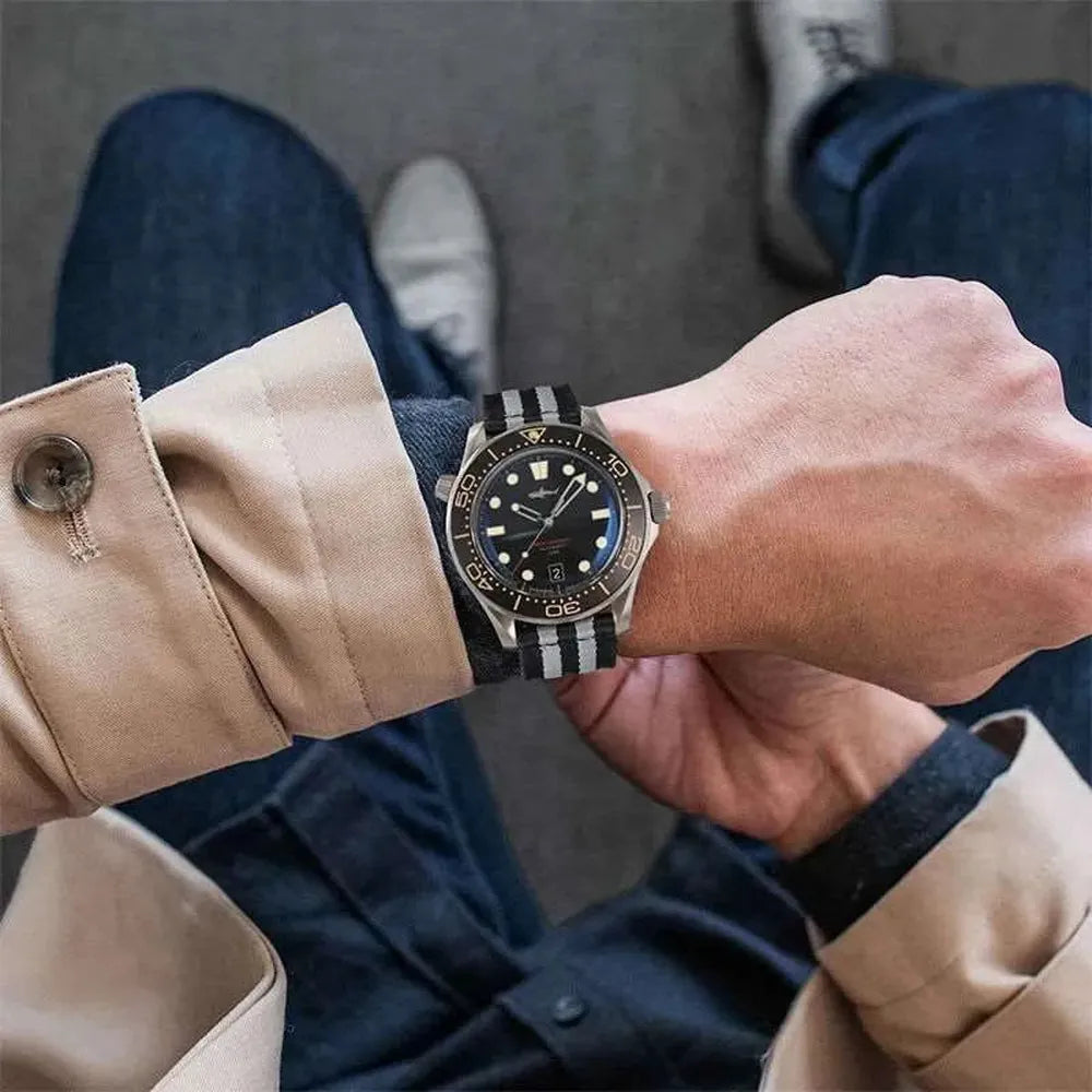 Quick Release Smooth Nylon Watch Strap – 20mm / 22mm-VivaStraps-Viva Timepiece