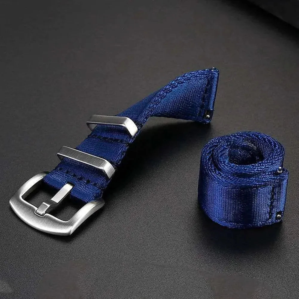 Quick Release Smooth Nylon Watch Strap – 20mm / 22mm-VivaStraps-Viva Timepiece
