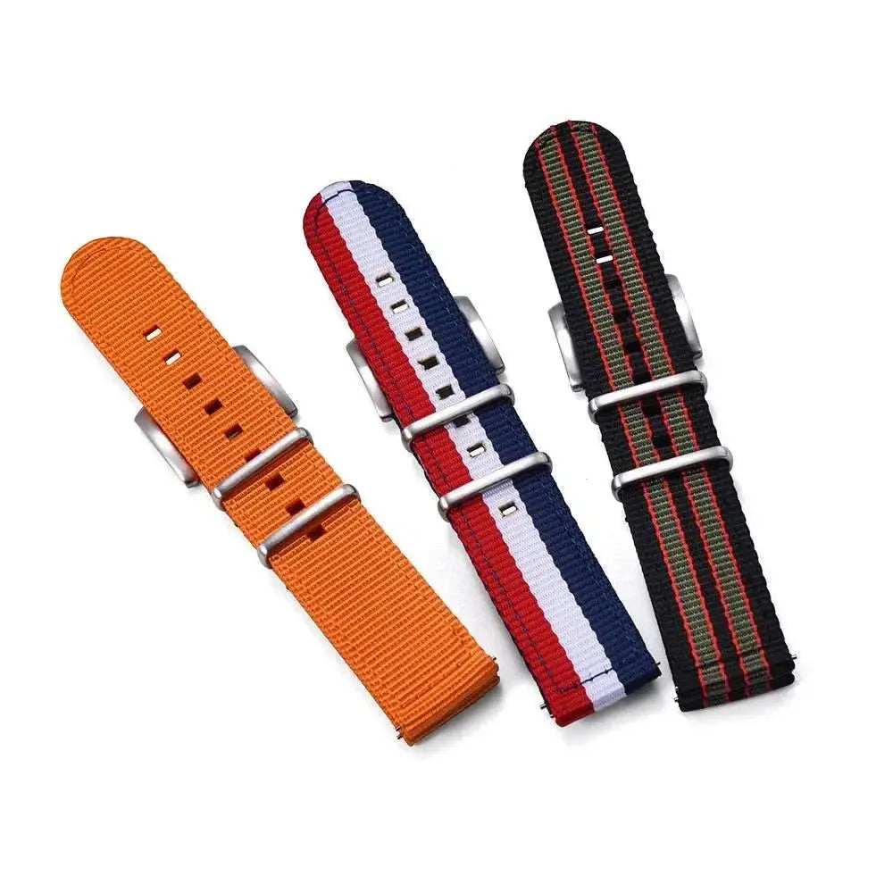 Quick Release Two-Piece Nylon Replacement Watch Strap (18mm–22mm)-VivaStraps-Viva Timepiece